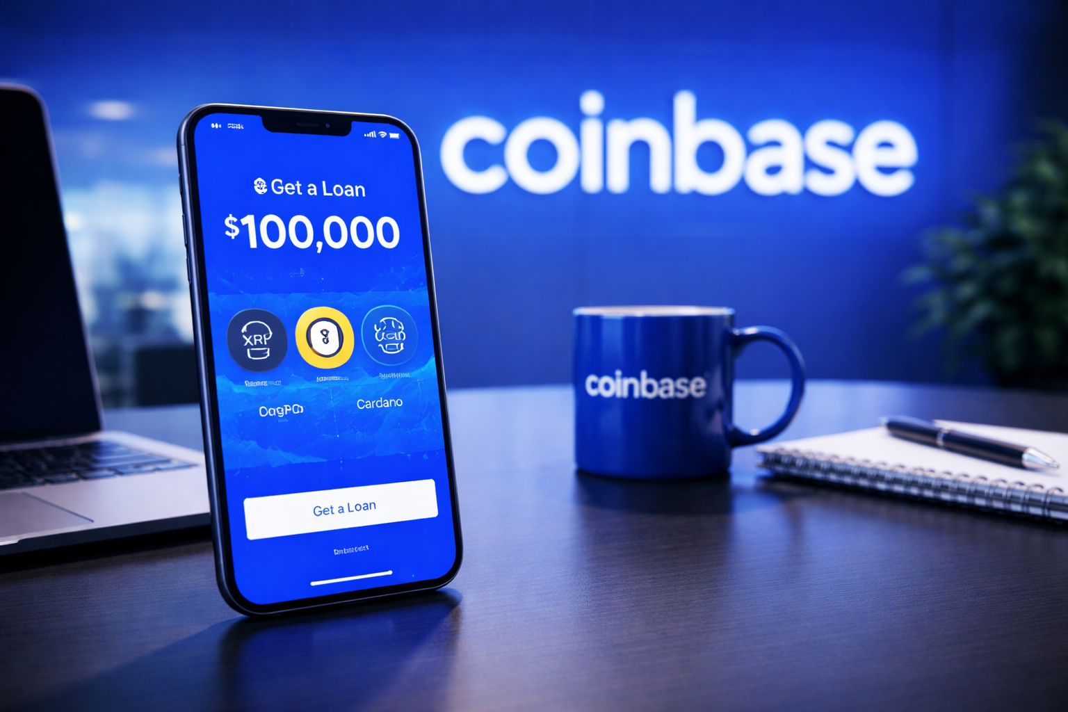You are currently viewing XRP, Dogecoin and Cardano Holders Can Now Access $100,000 Loans on Coinbase