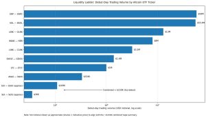 Read more about the article Sui ETFs just launched — and the volume is collapsing because nobody’s showing up