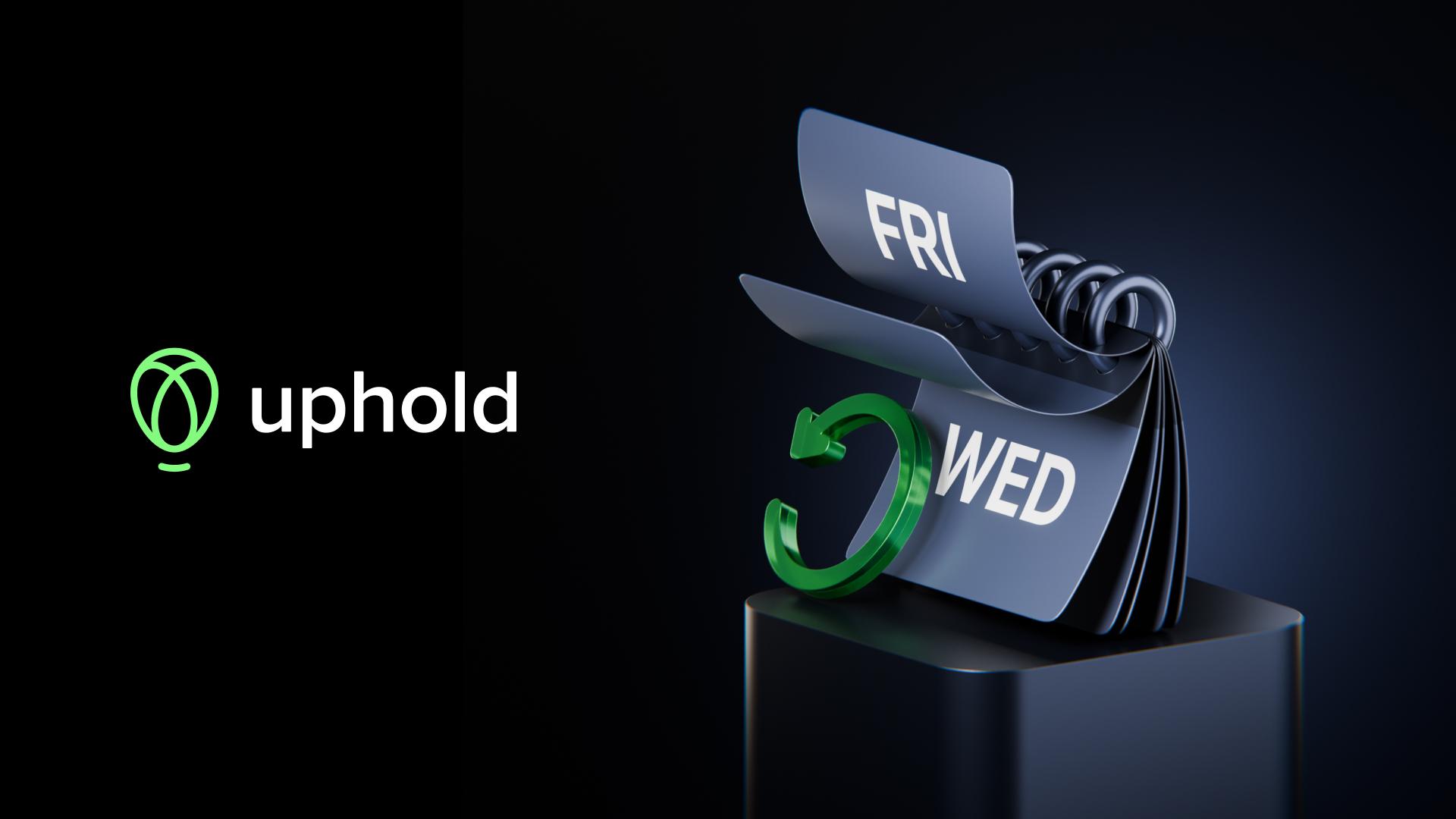 Read more about the article Uphold Introduces “Early Paycheck,” Giving Users Access to Paycheck Funds Up to Two Days Faster