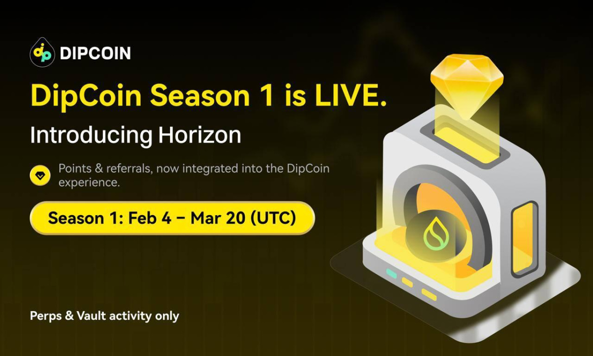 Read more about the article DipCoin Launches Season 1: Horizon (Points & Referral System), an Incentive Framework for Perpetual Trading