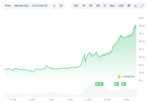 Read more about the article Pippin (PIPPIN) Enters Crypto’s Top 100 Club After Soaring 30% in a Day: More Room for Growth?