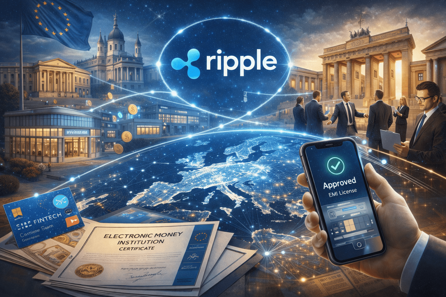 Read more about the article Ripple Expands European Operations with Full Electronic Money Institution Approval