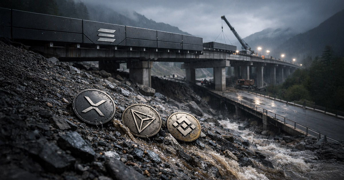 Read more about the article XRP, TRX, and BNB Slide Amid Broader Crypto Volatility as SONAMI Accelerates Layer 2 Development on Solana