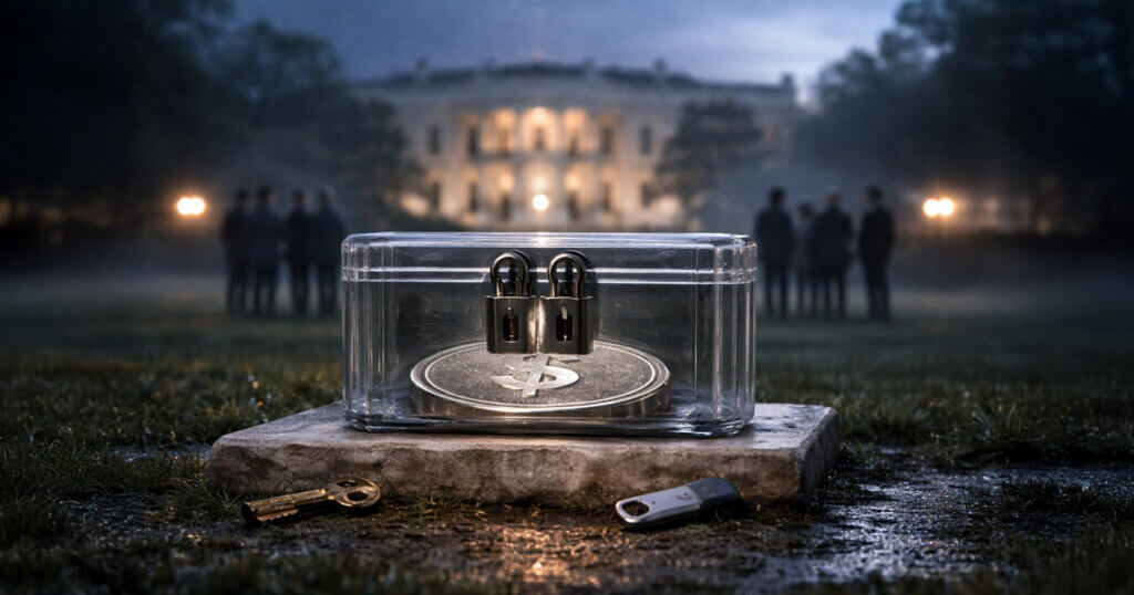 Read more about the article White House meeting could unfreeze the crypto CLARITY Act this week, but crypto rewards likely to be the price