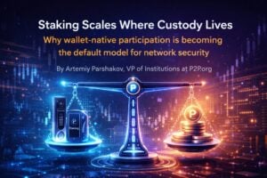 Read more about the article Staking Scales Where Custody Lives